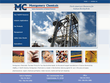 Tablet Screenshot of montgomerychemicals.com
